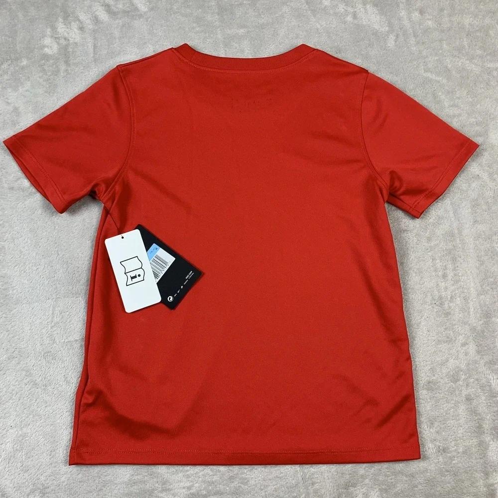 New Nike Soccer Shirt Youth/Child Unisex Medium Red AH5487 Sample - Picture 7 of 7